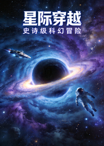 科幻巨制星际穿越海报