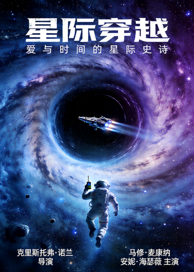 星际穿越科幻电影海报
